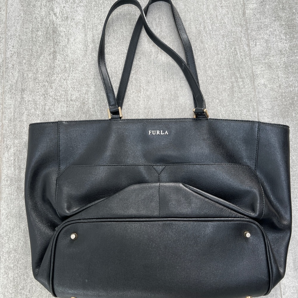 Furla leather tote